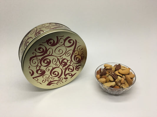 32 OZ ROASTED SALTED DELUXE MIX TIN